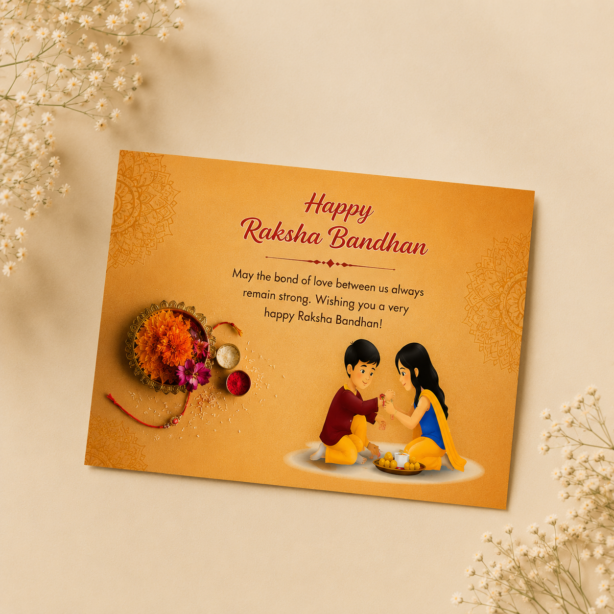 Wrapped with love, made for Rakhi.