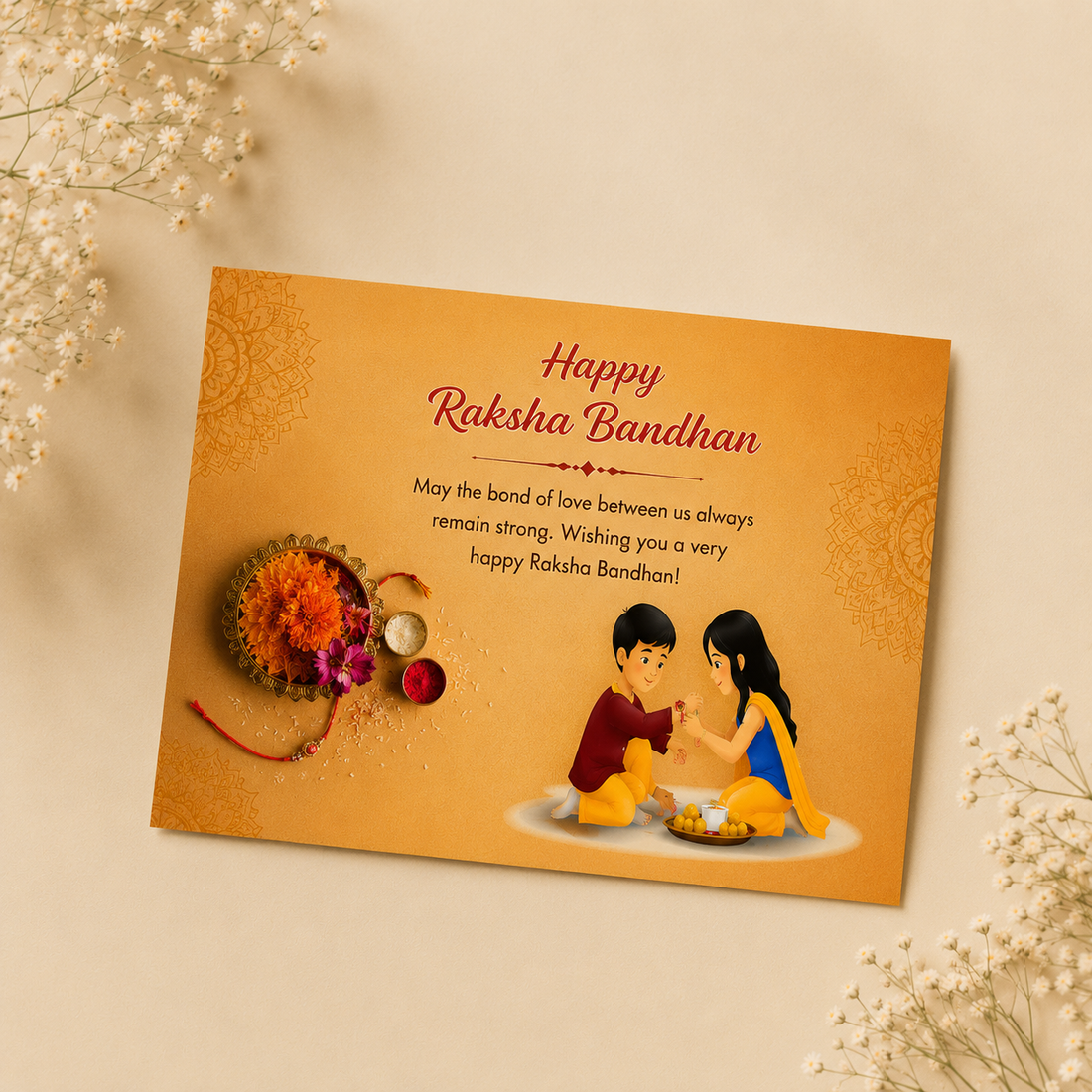 Wrapped with love, made for Rakhi.