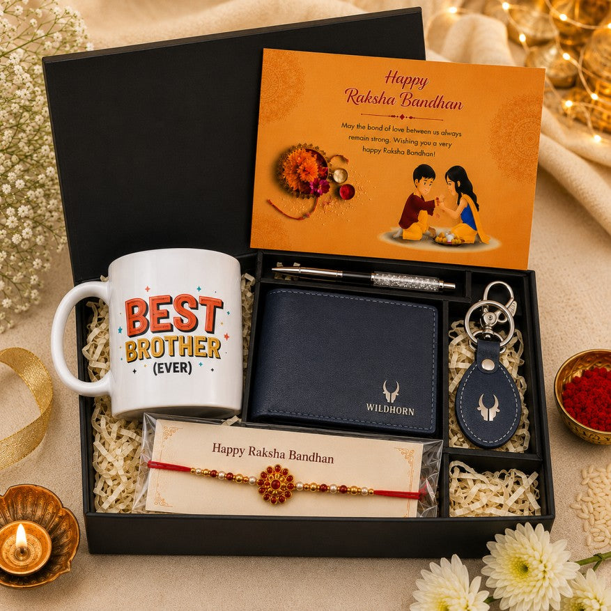 Brother's Essentials Rakhi Gift Set